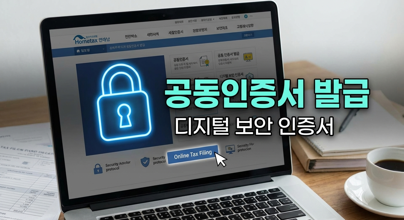 홈택스 공동인증서 발급 방법 완벽 가이드 (2026년)