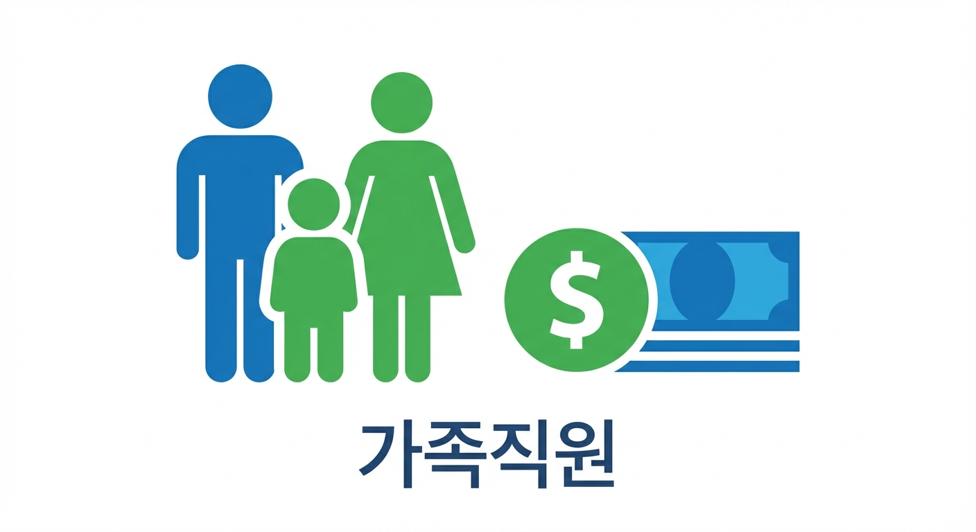 가족 직원 급여 처리 방법 (배우자, 부모님 인건비)